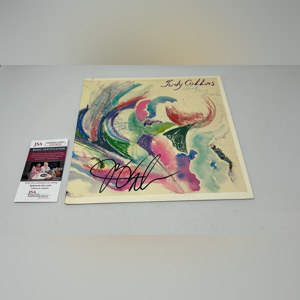 Judy Collins signed Sanity and Grace‎ Album JSA COA